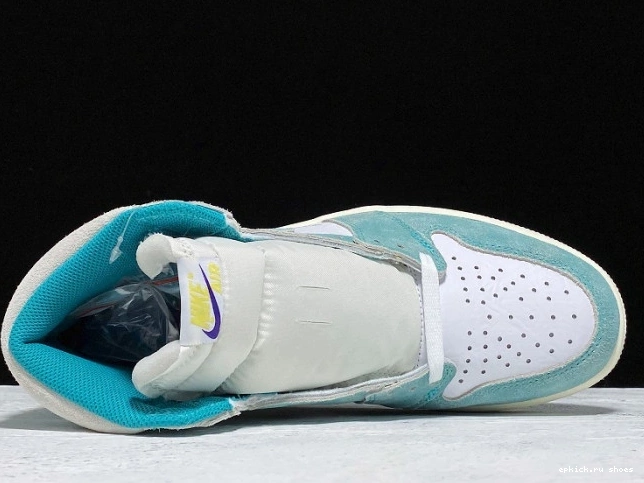 Rep OG Turbo Air Jordan High 1 Green Retro 555088-311 0805